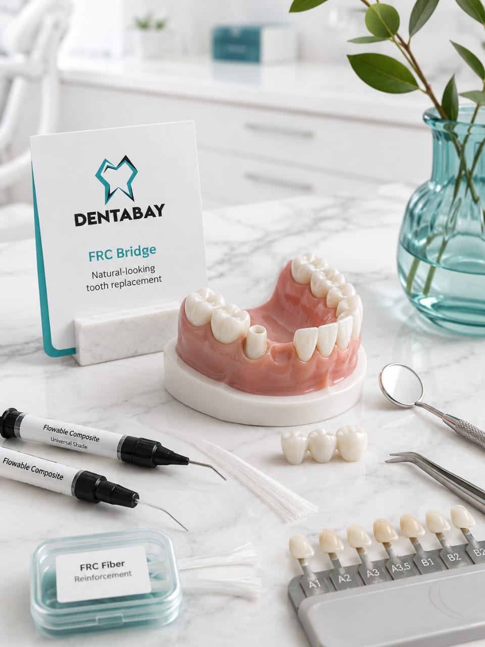 FRC bridge tooth replacement display